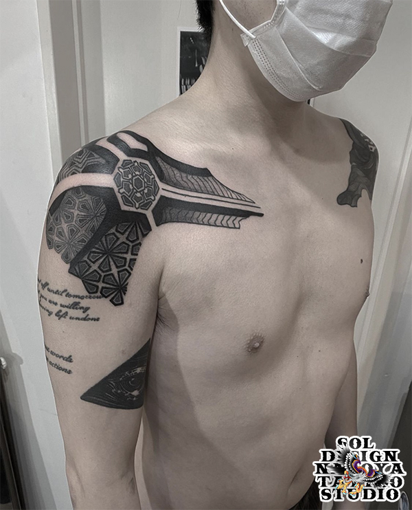 大須 タトゥー トライバル