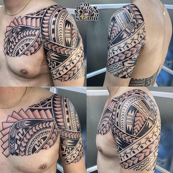 大須　タトゥー　トライバル