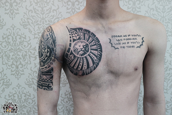 大須　タトゥー　トライバル