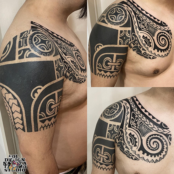 大須　タトゥー　トライバル