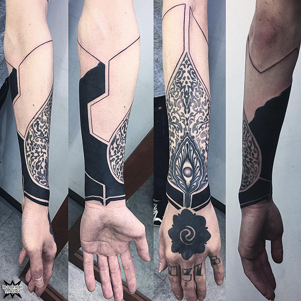 大須 タトゥー トライバル