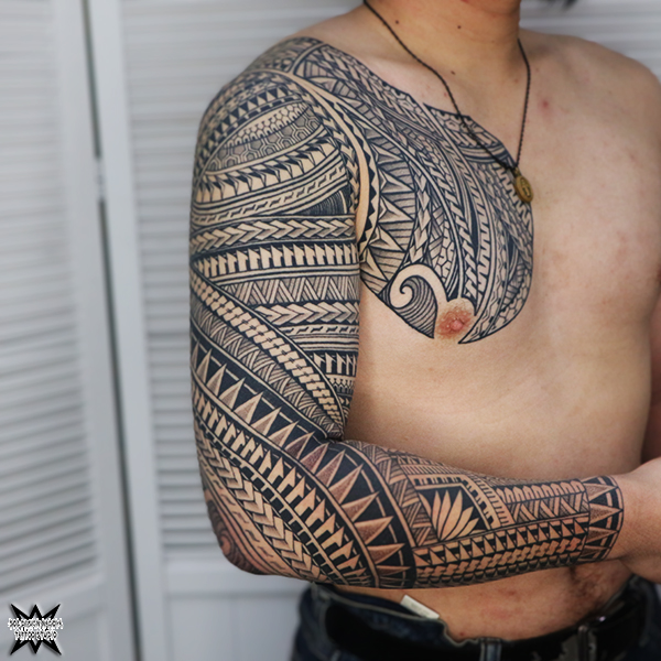 大須 タトゥー トライバル